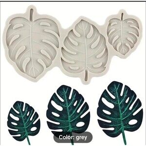 BPA-Free 3 in 1 Silicone Monstera Leaf Mold nwot
